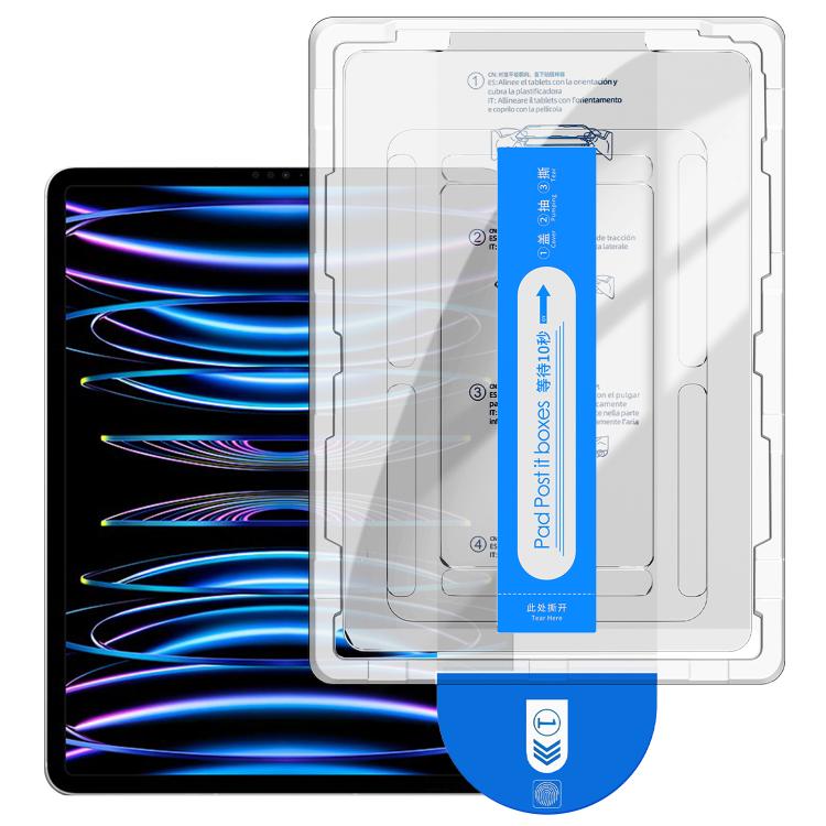 Easy Install Box Dust-Free Curved Edge HD Tempered Glass Film — For iPad mini 2024 / mini 6