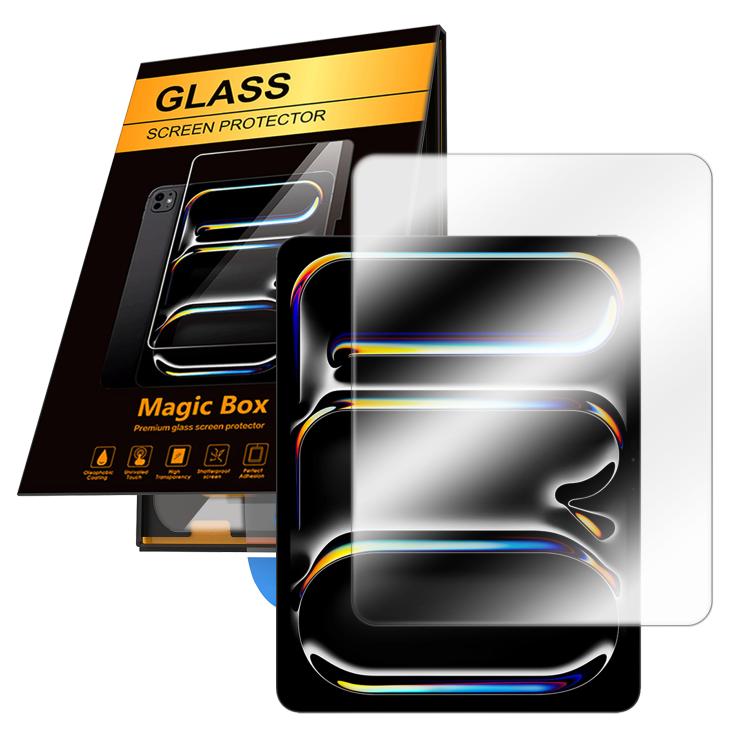 Easy Install Box Dust-Free HD Eye-Protection Tempered Glass Tablet Film — For iPad Air 11 2026 / 2025 / 2024