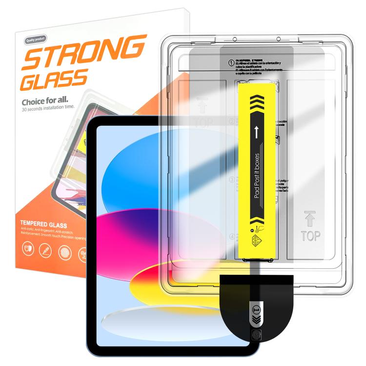 Easy Install Box Dust-Free HD Curved Edge Anti-Fingerprint Tempered Glass Tablet Film — For iPad Pro 11 2025 / 2024