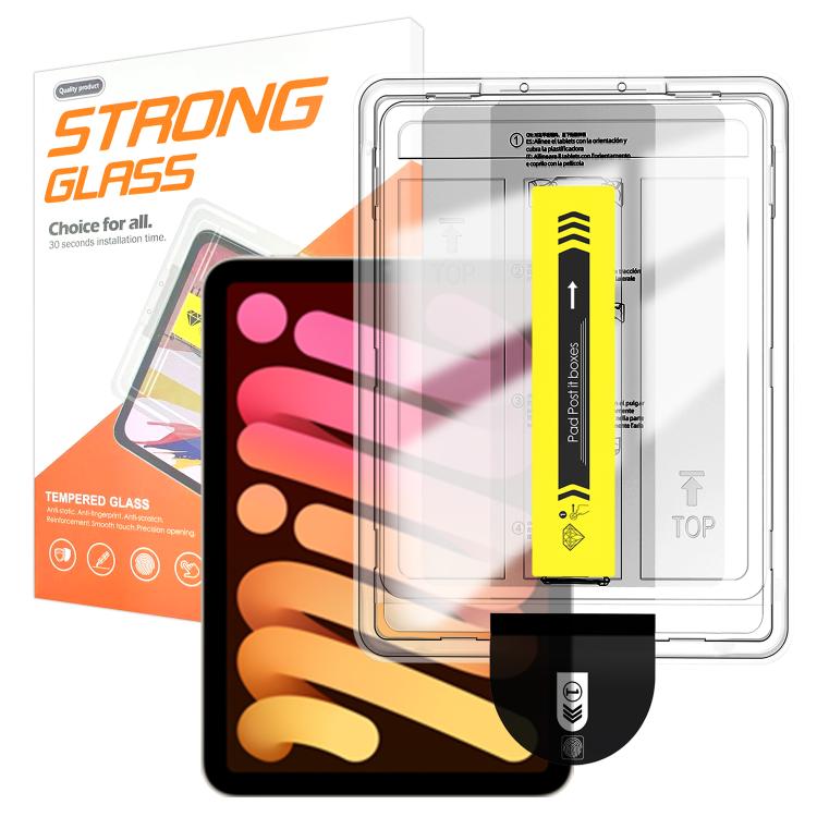 Easy Install Box Dust-Free HD Curved Edge Anti-Fingerprint Tempered Glass Tablet Film — For iPad 2025 / 2022