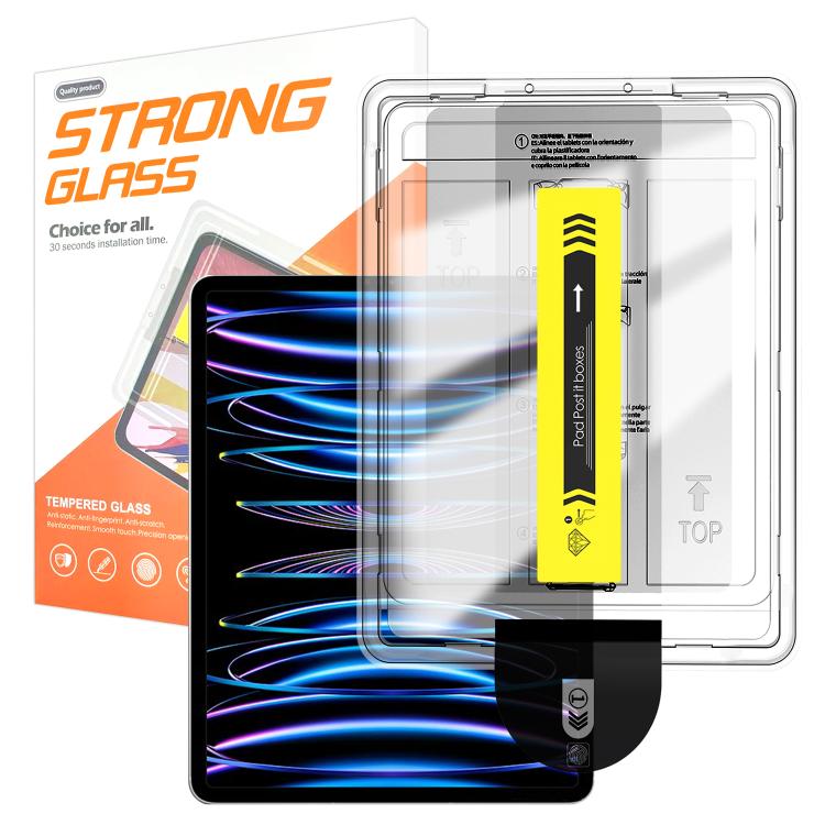 Easy Install Box Dust-Free HD Curved Edge Anti-Fingerprint Tempered Glass Tablet Film — For iPad mini 2024 / mini 6
