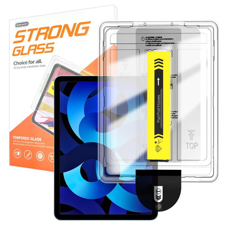 Easy Install Box Dust-Free HD Curved Edge Anti-Fingerprint Tempered Glass Tablet Film — For iPad Pro 12.9 2022 / 2021
