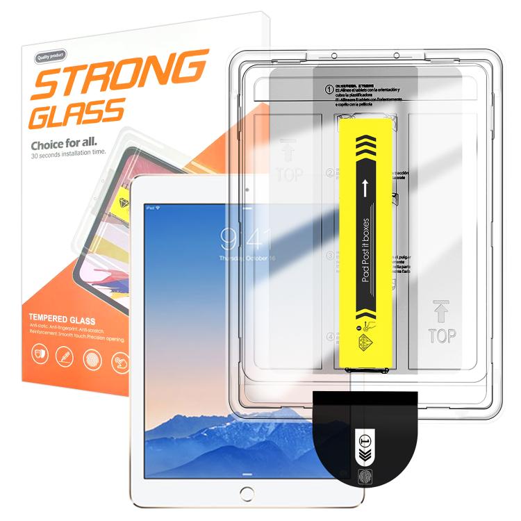 Easy Install Box Dust-Free HD Curved Edge Anti-Fingerprint Tempered Glass Tablet Film — For iPad mini 5 / mini 4