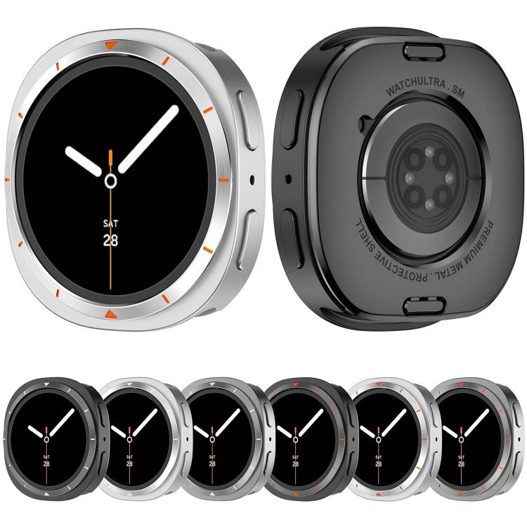 Metal Frame PC Back Cover Watch Protective Case