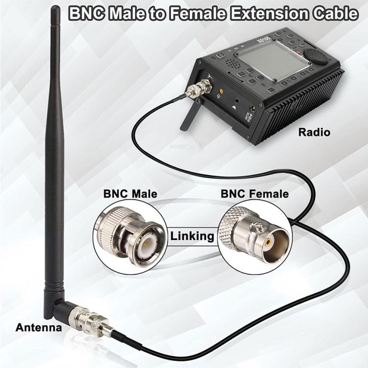 JUNSUNMAY Male to Male RG59U BNC Extension Cable for Video Security Camera CCTV Systems