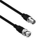 JUNSUNMAY Male to Female RG59U BNC Extension Cable for Video Security Camera CCTV Systems
