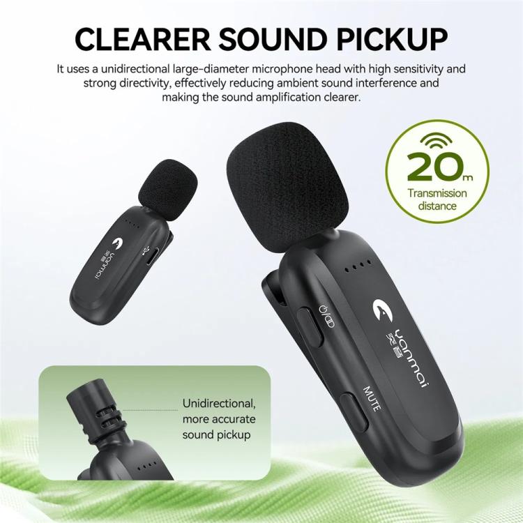 YANMAI K3 Pro Head-mounted Mic Teaching 2.4G Wireless Bluetooth Voice Amplifier System Mic — view 5