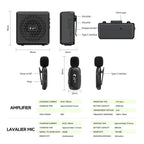 YANMAI K5 Teaching / Training 2.4G Wireless Bluetooth Voice Amplifier Lapel Microphone — view 13