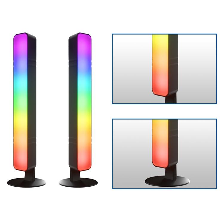 D04 2pcs Bluetooth Version Sound Pickup RGB Desktop Ambient Light Smart Gaming Light Bar — view 5