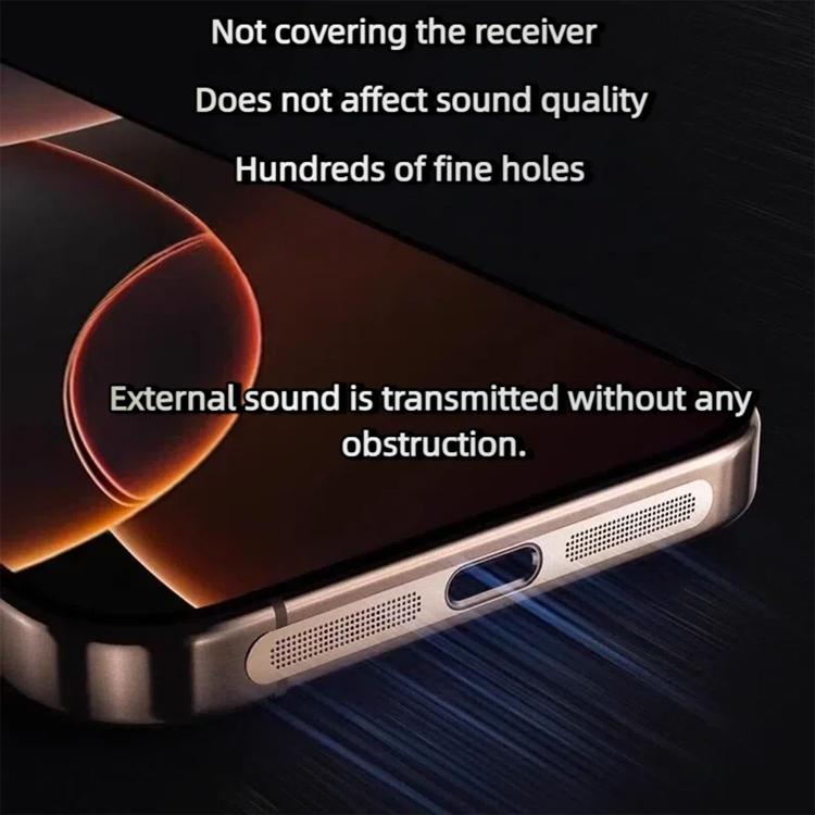 5pcs High-Density Metallic Integrated Speaker Dust Cover — view 9