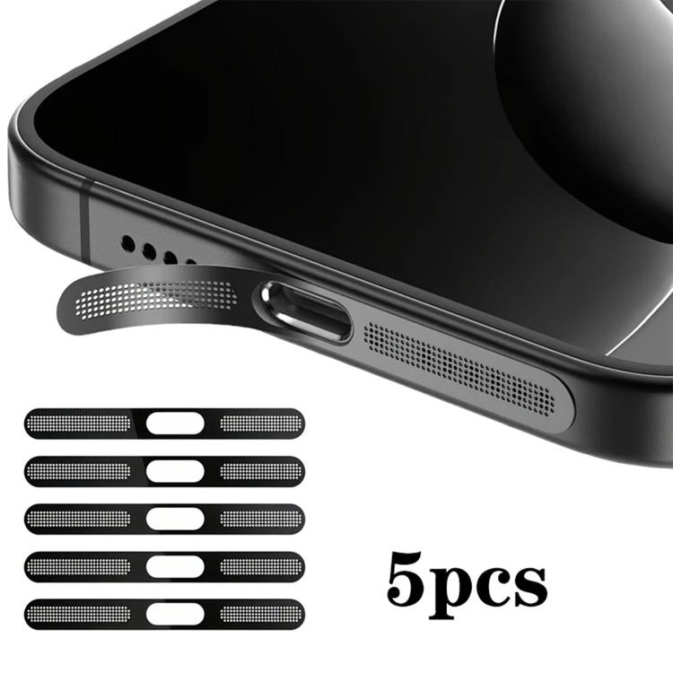5pcs High-Density Metallic Integrated Speaker Dust Cover