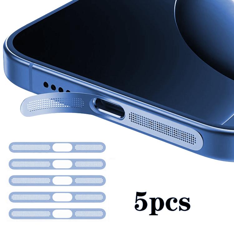 5pcs High-Density Metallic Integrated Speaker Dust Cover