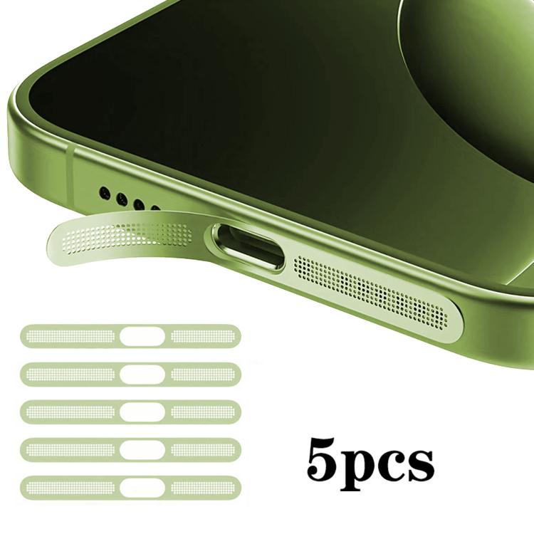 5pcs High-Density Metallic Integrated Speaker Dust Cover