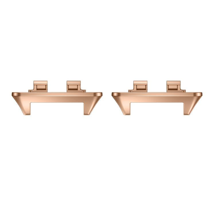 One Pair 12mm Alloy Metal Head Watch Band Connector — Rose Gold