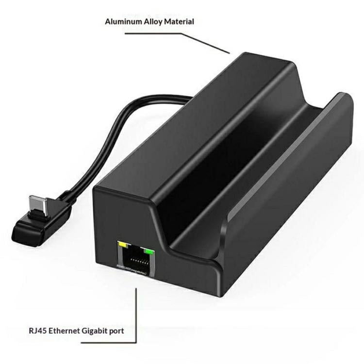HC-86E 6 in 1 Gigabit Ethernet 4K HD PD 60W Charging Hub For Game Consoles — HC-86E