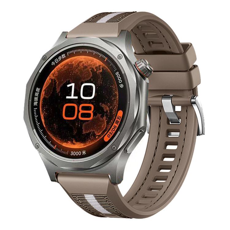 Braid Nylon Hybrid Silicone Watch Band — Green