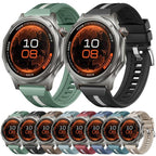 Braid Nylon Hybrid Silicone Watch Band — Azure