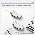 Folding Buckle Three Beads Quick Release Titanium Metal Watch Band — view 6