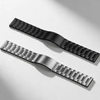 Folding Buckle Three Beads Quick Release Titanium Metal Watch Band — view 10