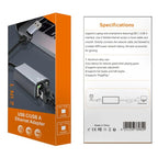 HC-72S USB-C / USB-A to RJ45 Ethernet Adapter 100Mbps Network Converter — view 9