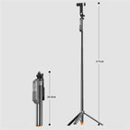 T02TK Bluetooth Remote Control Phone Tripod Stand 360 Degrees Rotation Selfie Stick Tripod — view 4
