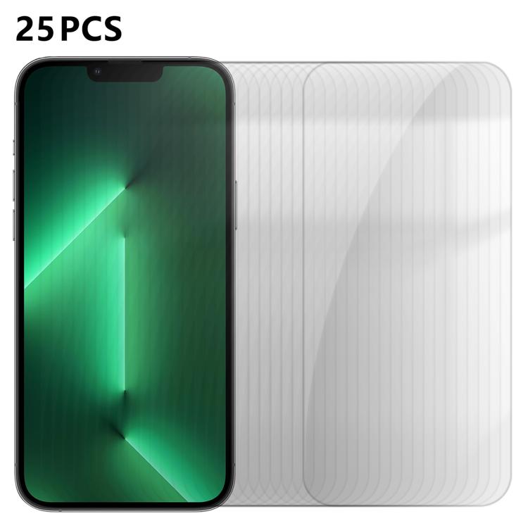25pcs High-Aluminum Semi-Screen Anti-Fingerprint HD Tempered Glass Film