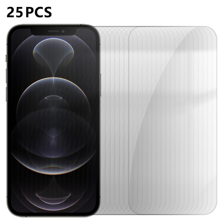 25pcs High-Aluminum Semi-Screen Anti-Fingerprint HD Tempered Glass Film