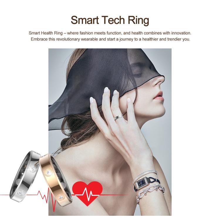 HR01 SIZE 10 Smart Ring, Support Heart Rate / Blood Oxygen / Sleep Monitoring / Female Menstrual Cycle