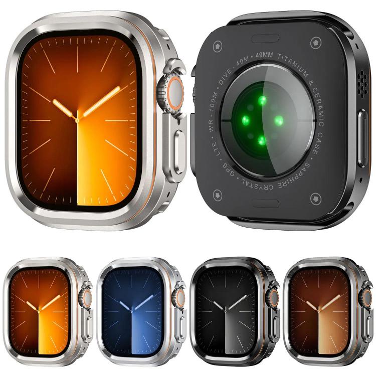 Light Circle Style Metal Watch Protective Case