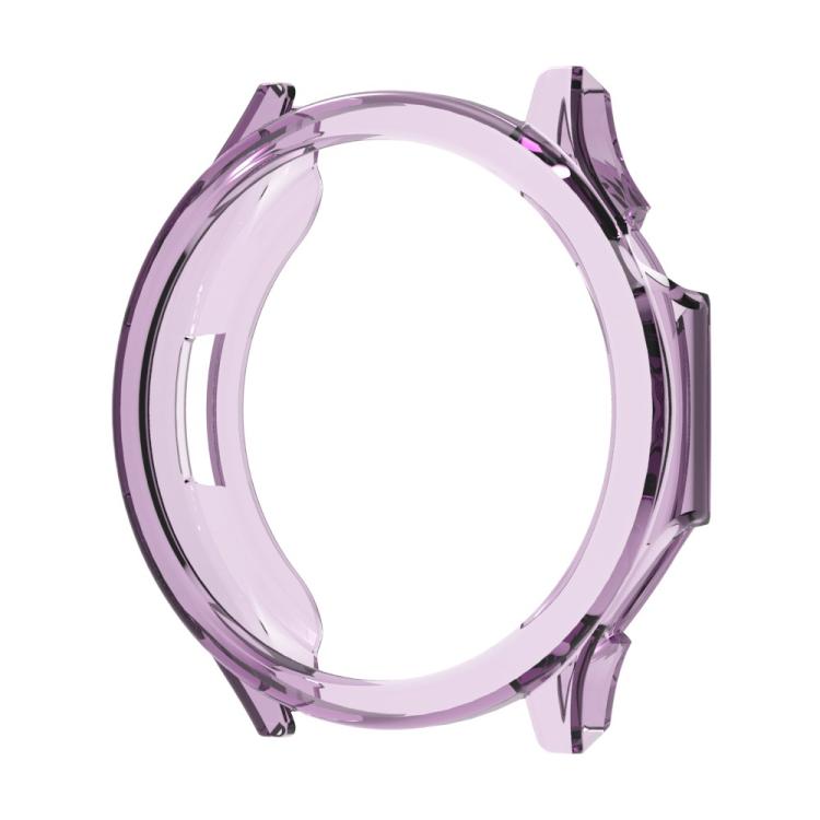 Candy Color Half Coverage Hollow TPU Watch Protective Case — Transparent Black