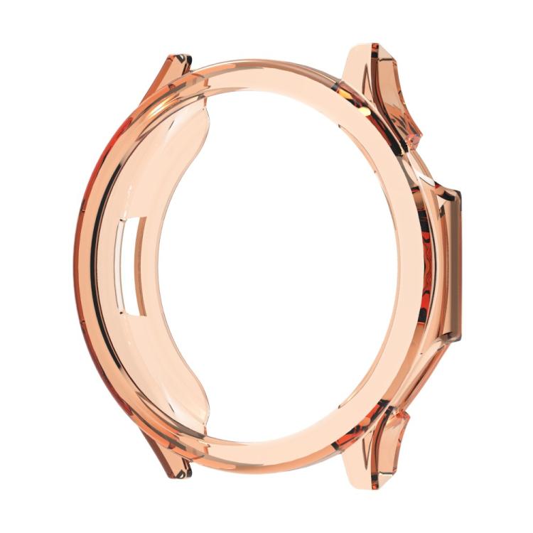 Candy Color Half Coverage Hollow TPU Watch Protective Case — Transparent Blue