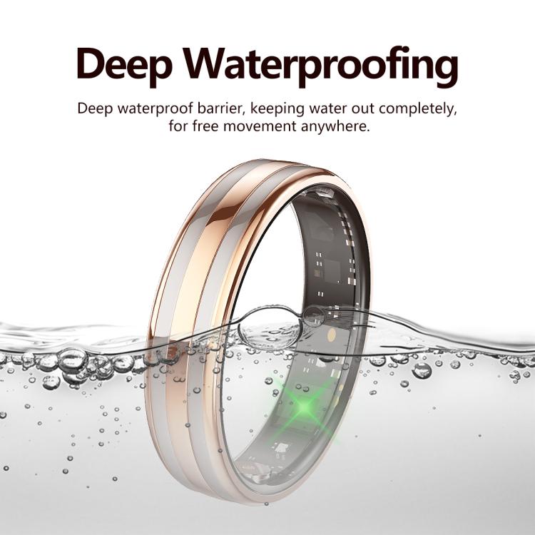 HR02 SIZE 7 Smart Ring, Supports Health Monitoring / Female Menstrual Cycle / Gesture Control