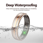 HR02 SIZE 7 Smart Ring, Supports Health Monitoring / Female Menstrual Cycle / Gesture Control