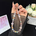 Sugar Cube Cut Surface Autumn Flower Mobile Phone Chain