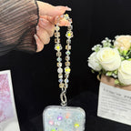 Sugar Cube Cut Surface Autumn Flower Mobile Phone Chain — view 8
