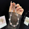 Interlaced Beaded Butterfly Tassel Phone Strap