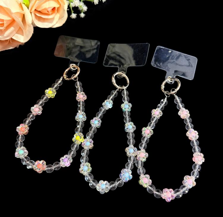 Interlaced Beaded Butterfly Tassel Phone Strap — view 5