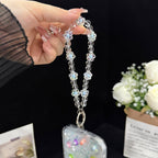 Interlaced Beaded Butterfly Tassel Phone Strap — view 8
