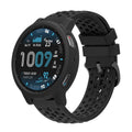 Silicone Soft Case and Solid Color Perforated Silicone Watch Band