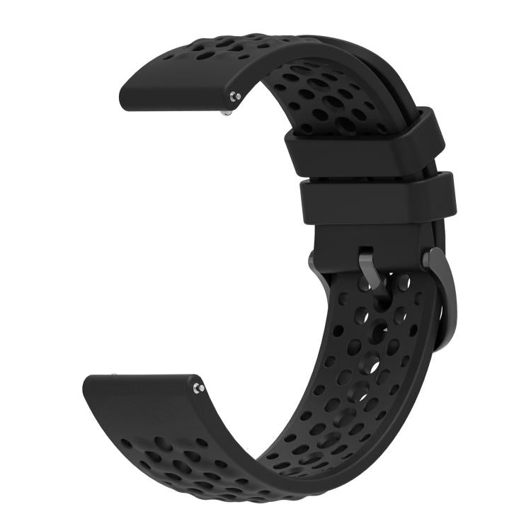 Silicone Soft Case and Solid Color Perforated Silicone Watch Band