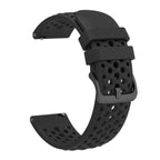 Silicone Soft Case and Solid Color Perforated Silicone Watch Band