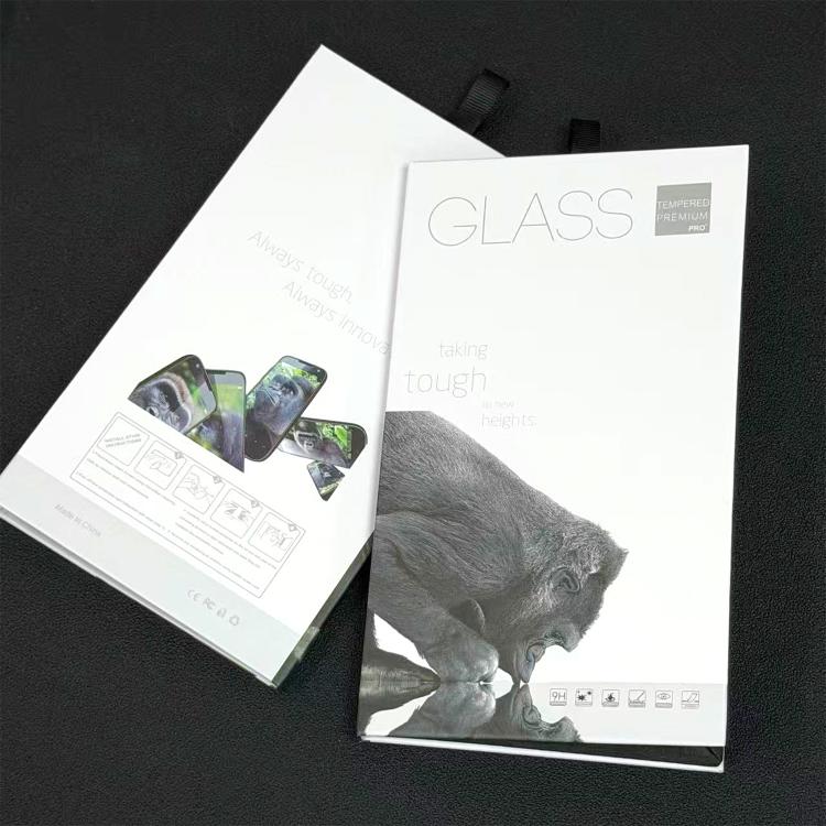 Gorilla Glass Screen Protector Folding Rigid Case Packaging Box with Hook — view 4