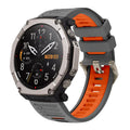 Quick Release Connector Wavy Two Color Silicone Watch Band