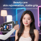 K03 Bluetooth Phone Remote Control Holder Handheld Ring Light 3 Color Temperature LED Fill Light — view 11