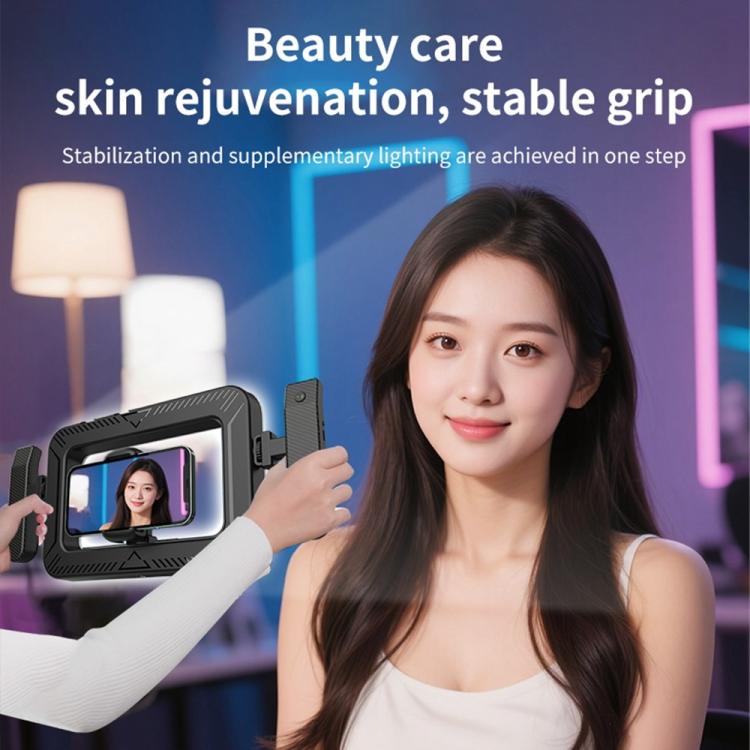K03 Bluetooth Phone Remote Control Holder Handheld Ring Light 3 Color Temperature LED Fill Light — view 11