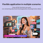 K03 Bluetooth Phone Remote Control Holder Handheld Ring Light 3 Color Temperature LED Fill Light — view 13