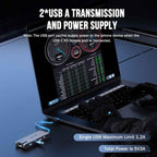Lemorele TC24L 5 in 1 Docking Station 4K Ultra Display Fast Transfer 100W PD Adapter — view 11