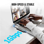 Lemorele TC24L 5 in 1 Docking Station 4K Ultra Display Fast Transfer 100W PD Adapter — view 5