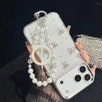 Dreamcatcher Crystal Pearl Phone Hanging Charm — view 6