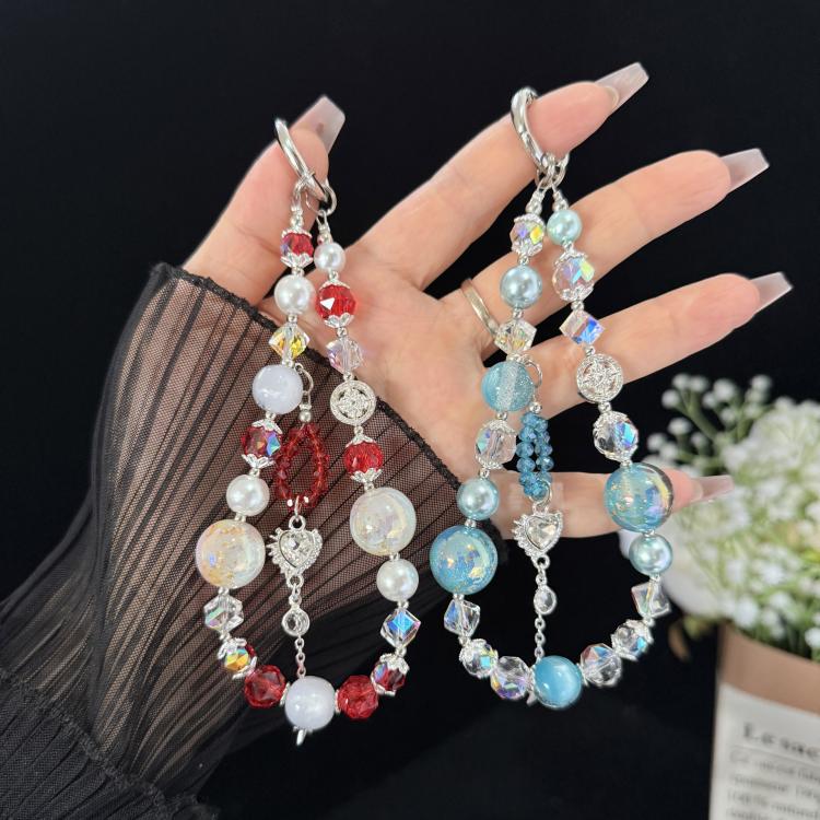 Butterfly Heart Handmade Crystal Phone Chain — view 7